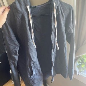 J. Crew Grey zip up jacket